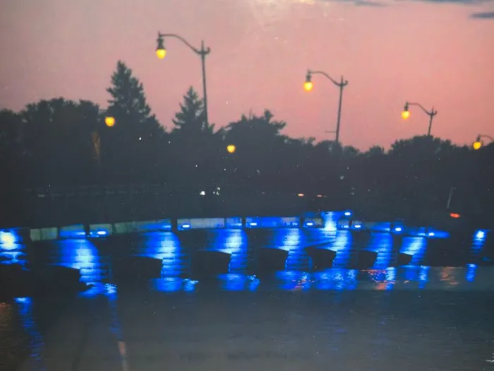 Highway Light and Landscape Picture 2