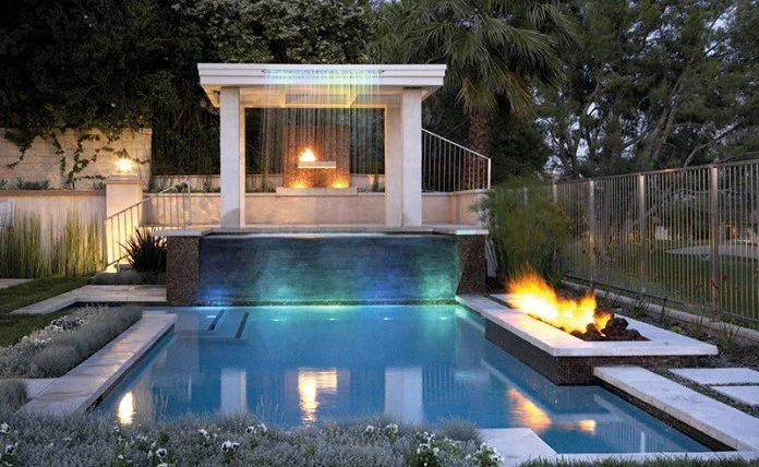 How to Plan Outdoor Fire & Water Features Harmoniously for Your Garden
