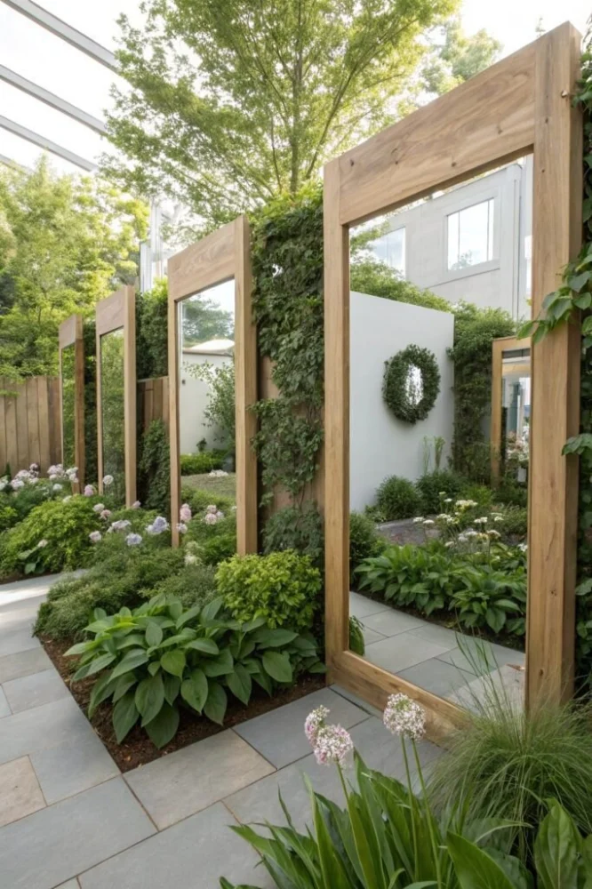 How to Use Outdoor Mirrors to Create Illusions of Space