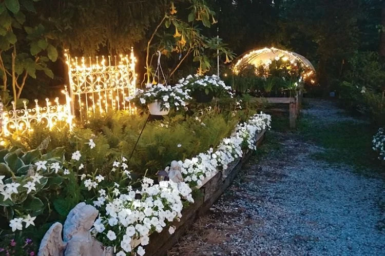 How to Create a Nighttime Garden Experience