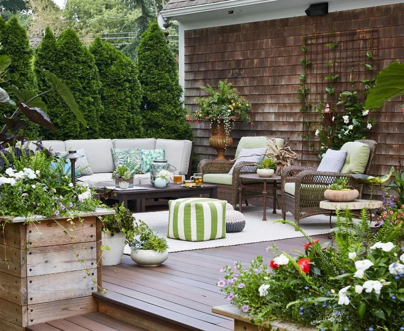 Deck & Patio Planting Ideas That Complement Hardscape