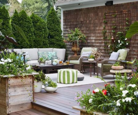 Deck & Patio Planting Ideas That Complement Hardscape