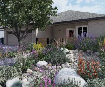 How to Create a Front Yard That Requires No Mowing