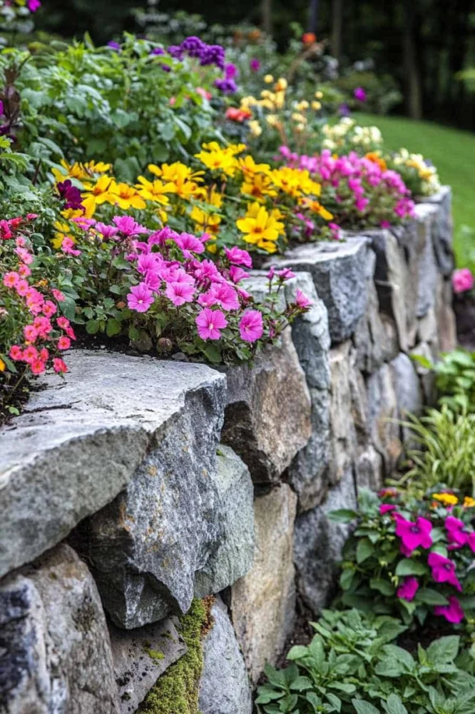 How to Use Retaining Walls as Garden Design Features