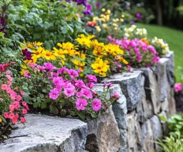 How to Use Retaining Walls as Garden Design Features