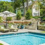 How to Landscape Around a Pool With Height & Depth