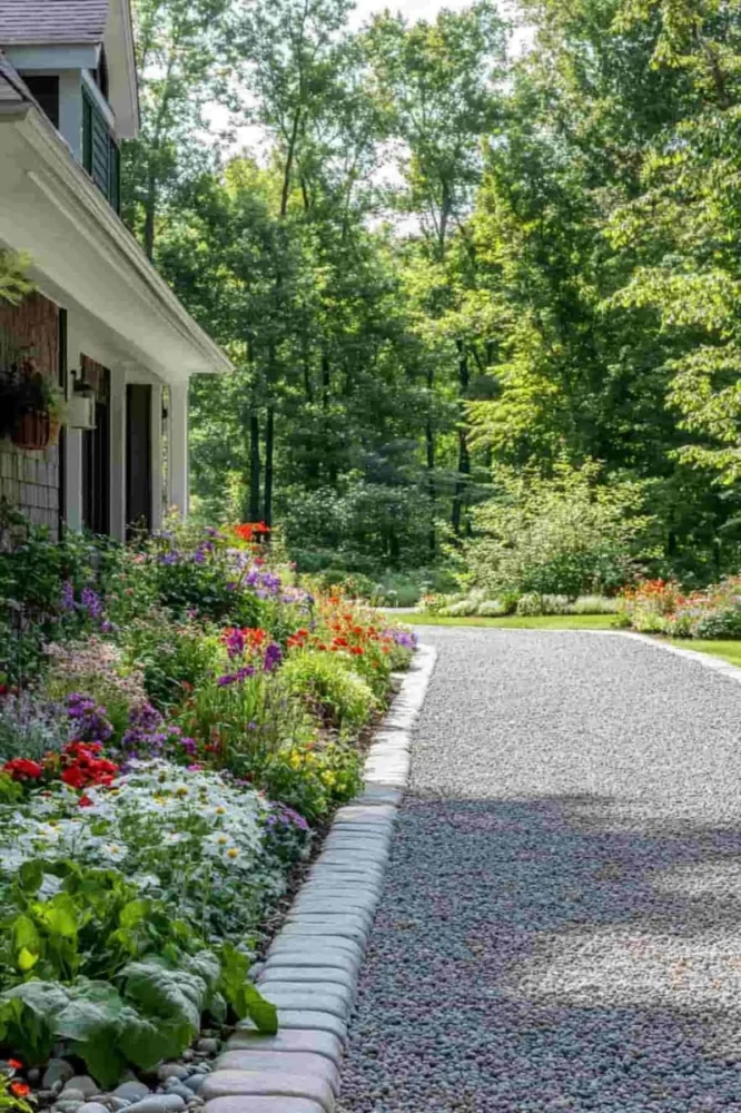 How to Landscape a Narrow Driveway Strip