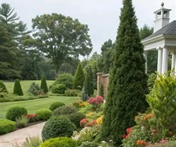 Mixing Evergreens and Flowering Plants: A Guide to Harmonious Landscaping
