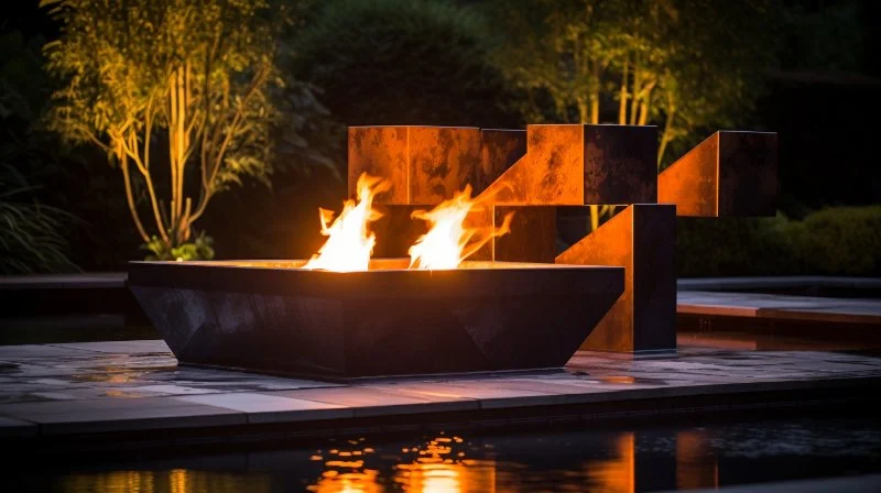 How to Plan Outdoor Fire & Water Features Harmoniously