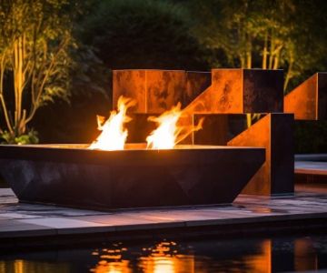 How to Plan Outdoor Fire & Water Features Harmoniously