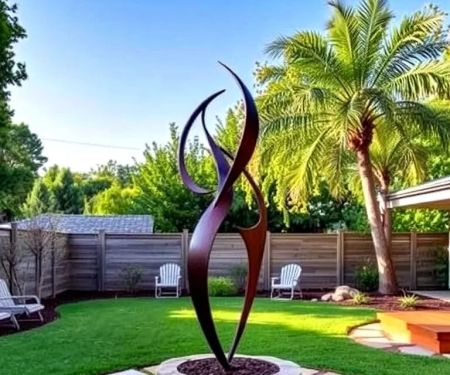How to Choose & Place Outdoor Sculptures or Art in Your Landscape