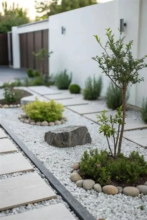 How to Use Gravel Mulch for Modern Minimalist Garden Design