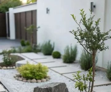 How to Use Gravel Mulch for Modern Minimalist Garden Design