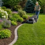 How to Shape Garden Bed Edges for Easier Mowing