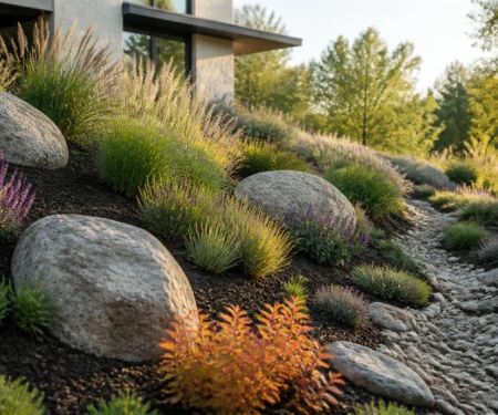 Landscape Boulder Placement: Plan Scale, Stability, and Drainage