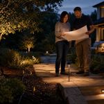 Landscape Lighting Plan: Map Fixtures, Glare, and Access