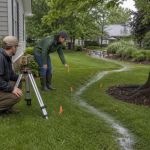 Yard Drainage Swale: Plan Grade, Outlet, and Erosion Control
