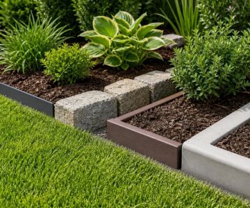 Landscape Edging: Compare Steel, Stone, Plastic, and Concrete
