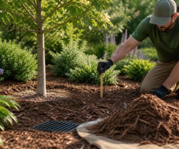 Landscape Mulch Depth: Keep Trunks and Stems Clear