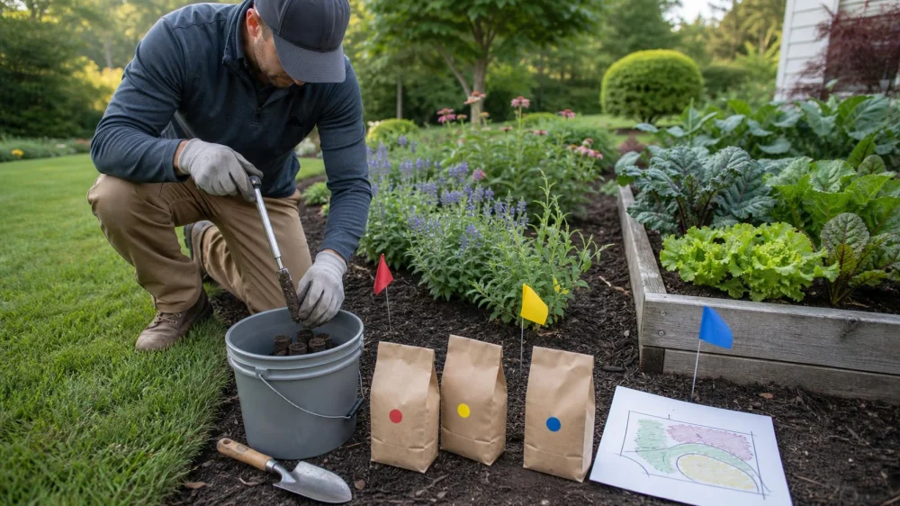 Landscape Soil Test: Sample Beds Before Adding Amendments