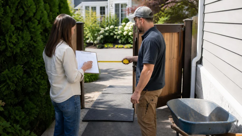 Landscape Crew Access Plan: Gates, Parking, and Protection