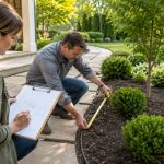 Landscape Bed Measurements: Map Curves, Plants, and Access