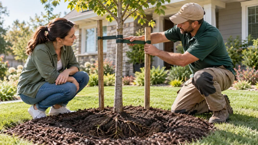 Tree Stake Removal: Trunk, Ties, Roots, and Timing