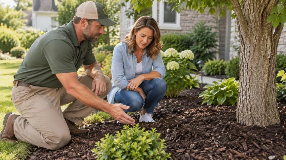 Landscape Mulch Depth: Roots, Trunks, Moisture, and Weeds