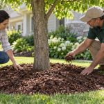 Tree Mulch Ring Setup: Depth, Trunk Space, and Water