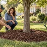 Tree Mulch Ring: Depth, Trunk Space, and Watering