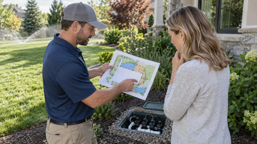 Irrigation Zone Map: Valves, Coverage, and Run Times