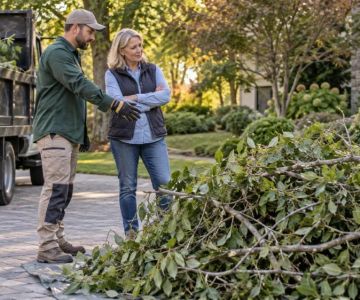 Pruning Debris Handoff: Piles, Hauling, and Final Check