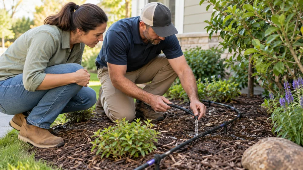 Garden Drip Line Flush: Ends, Flow, and Debris