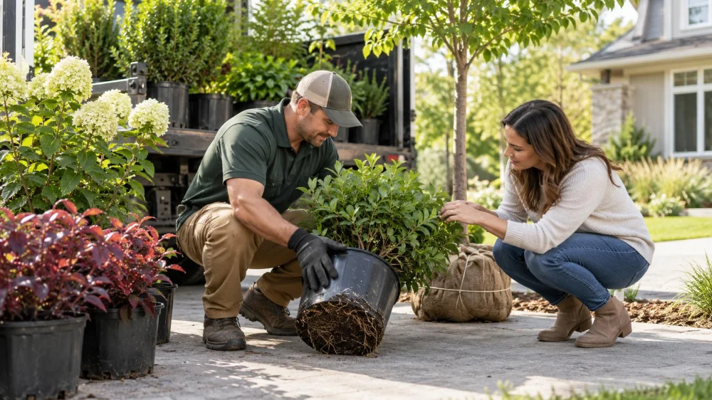 Landscape Plant Delivery Check: Species, Size, and Health
