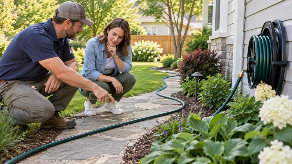 Garden Hose Route Plan: Kinks, Paths, and Storage