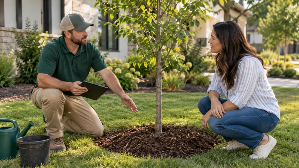 New Tree Watering Handoff: Soil, Schedule, and Weather