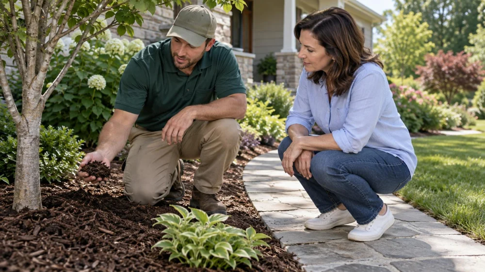Mulch Depth Check: Roots, Moisture, and Walkway Clearance