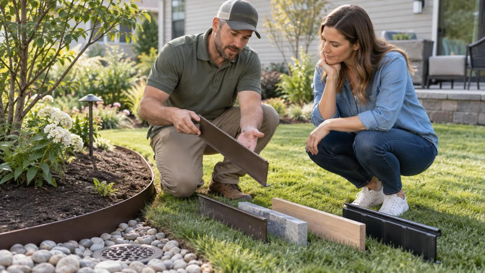 Garden Bed Edging: Material, Depth, and Drainage