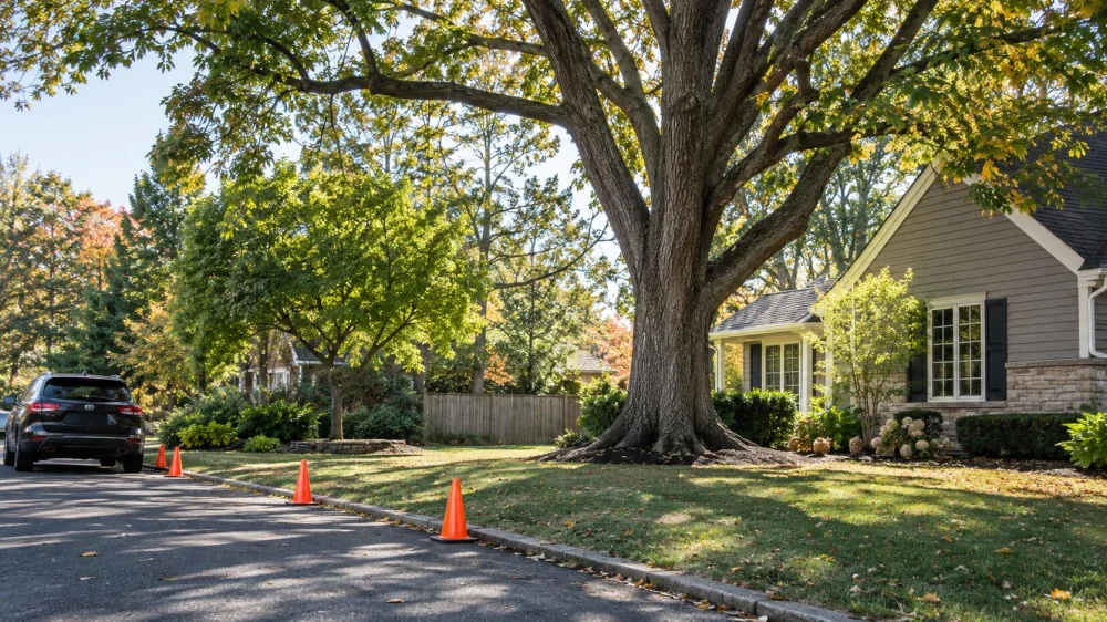 Tree Work Zone Plan: Access, Vehicles, Pets, and Cleanup
