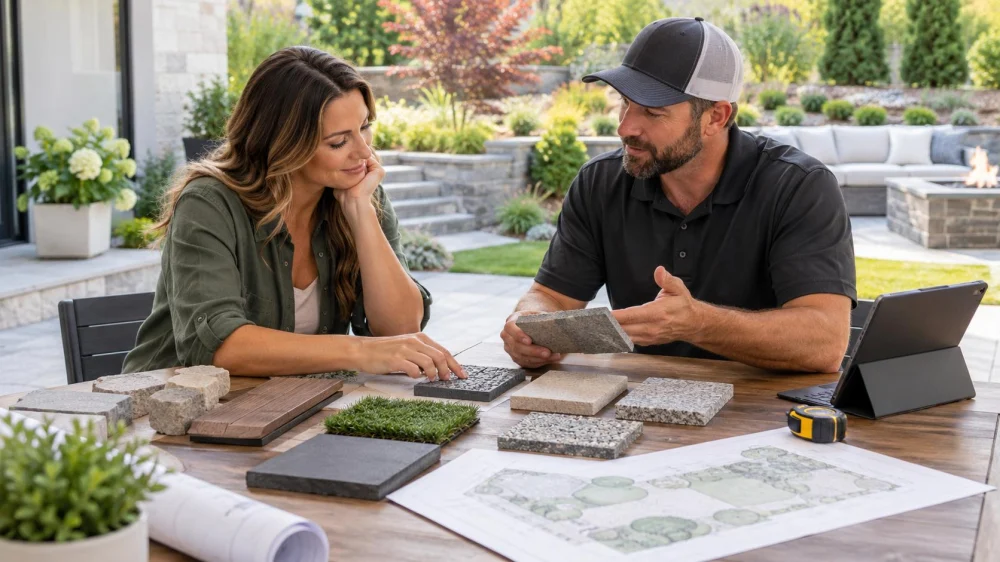 Landscaping Material Sample Approval: Colour, Model, and Record
