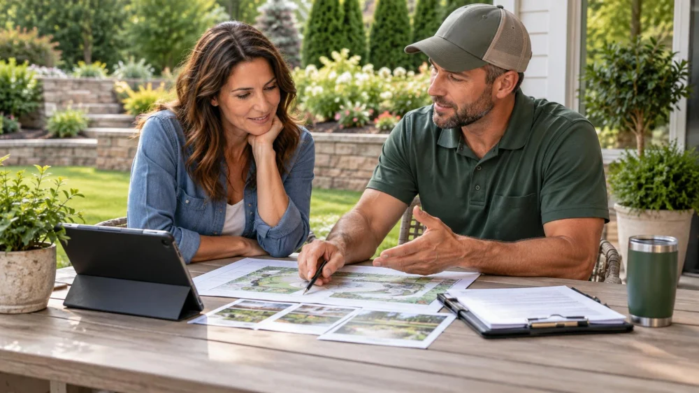 Landscaping Provider Contact Log: Dates, Advice, and Commitments