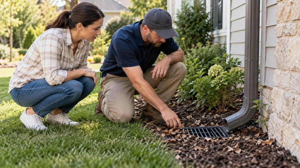 Garden Drain Inlet Check: Debris, Grade, and Water Flow